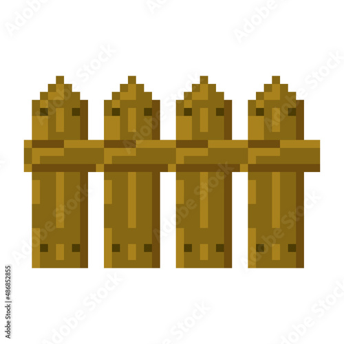 pixelated fence design