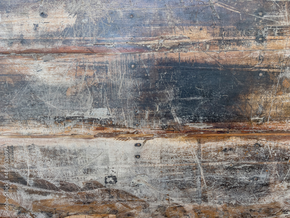 Old Grunge Wood Texture Background