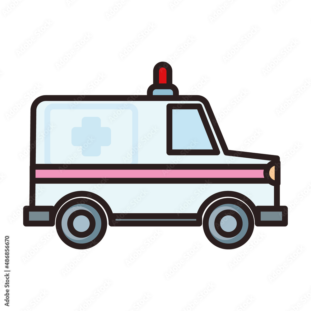 gray ambulance icon