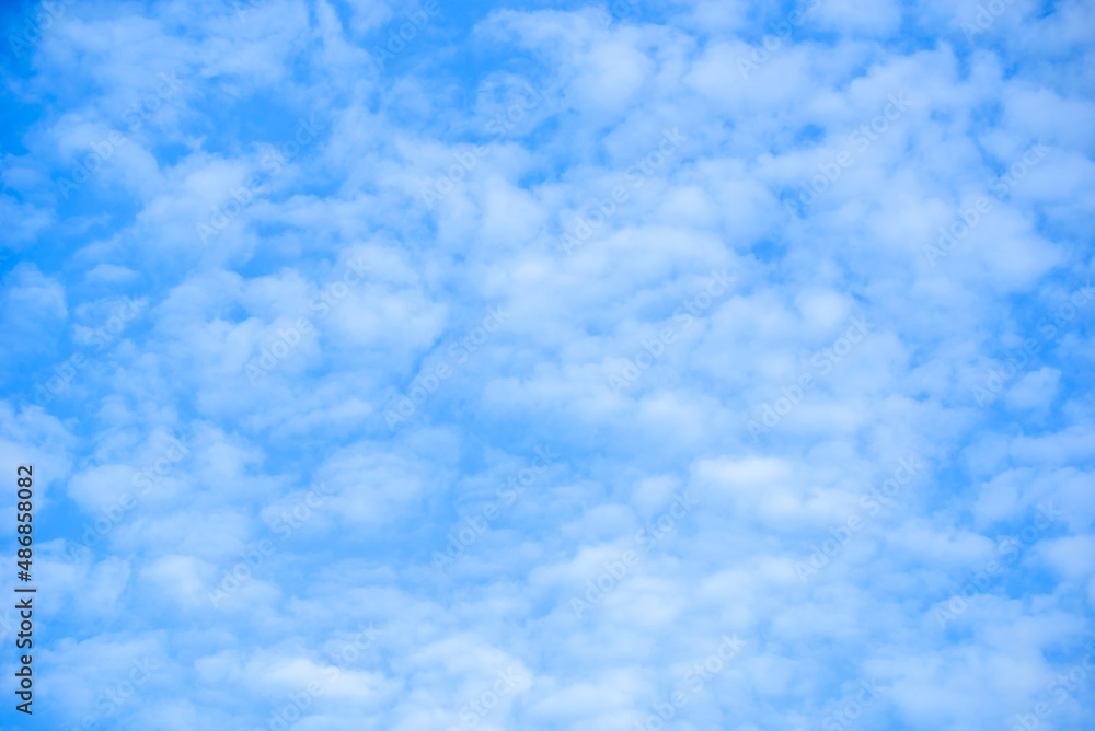 Cloudy blue sky, heaven background