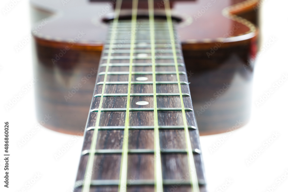 Ukulele soft focus on string.. Ukulele soft focus on string..