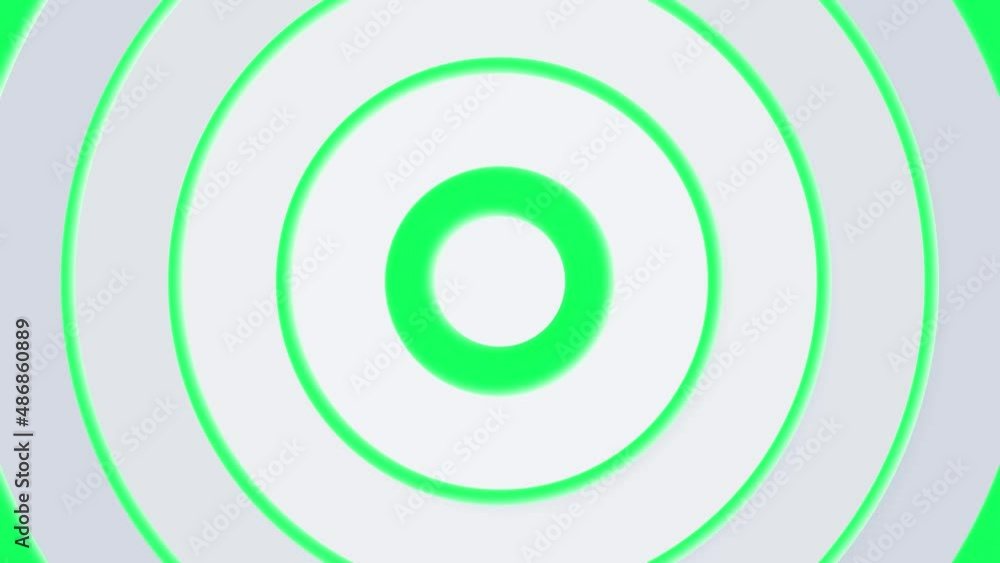 green screen, white circle animation. green screen, white circle animation.