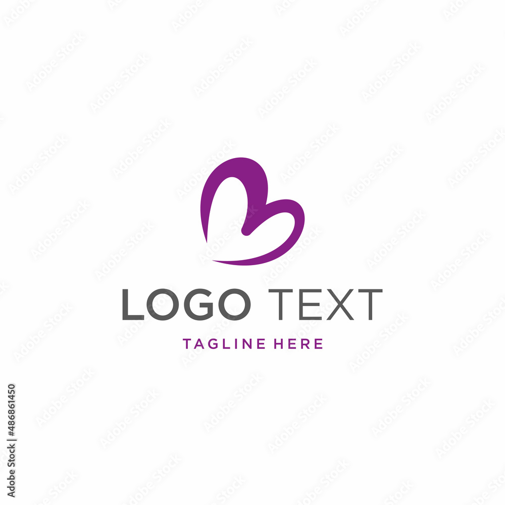 simple and modern letter B simple and modern letter B