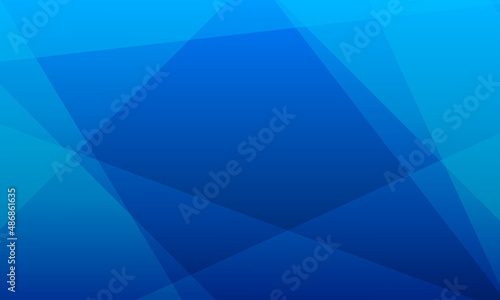 Abstract blue geometric background. Dynamic shapes composition. Template for covers, brochures, web and banners.