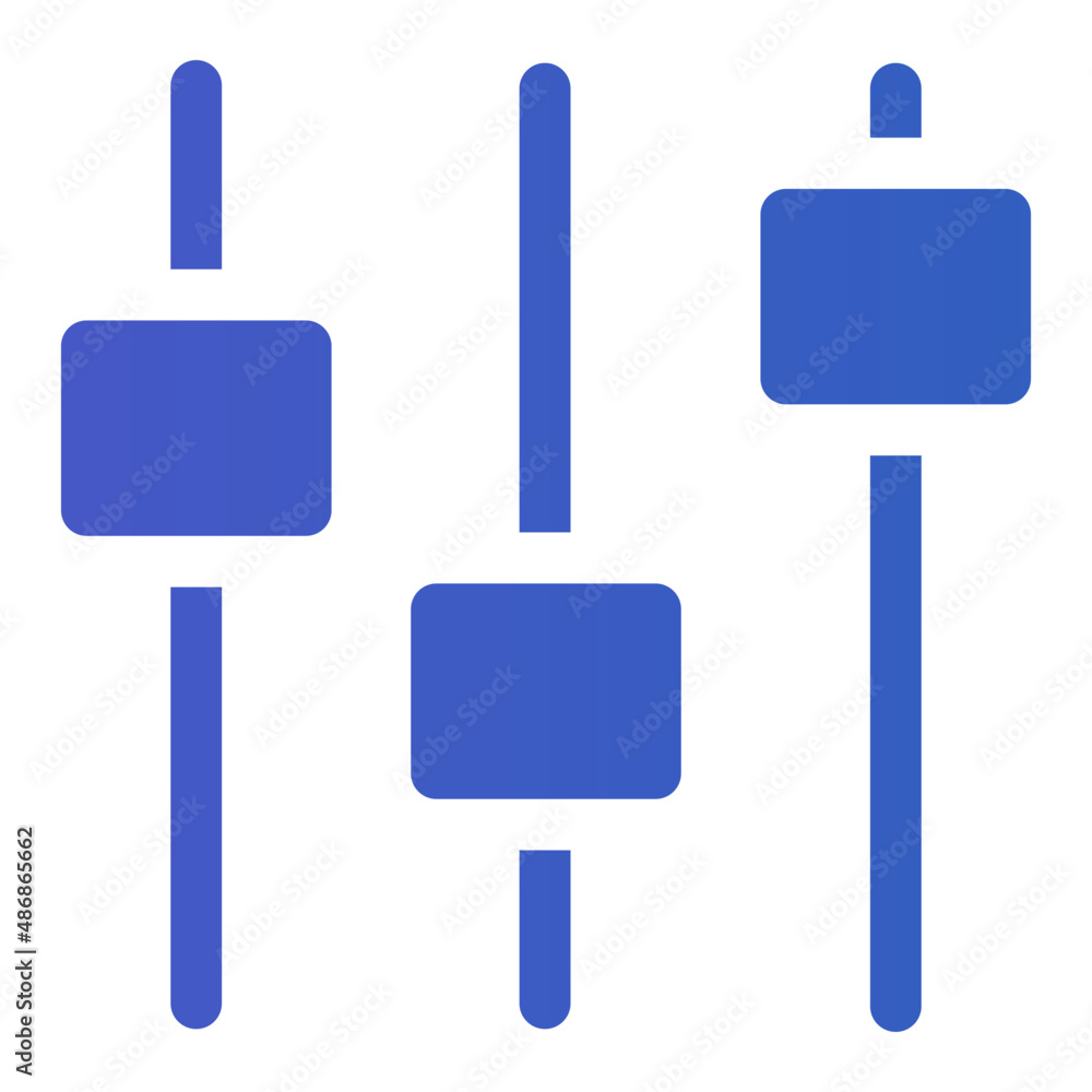 equalizer gradient icon equalizer gradient icon