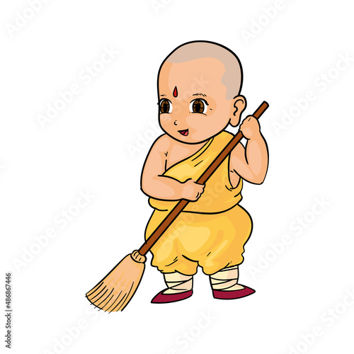 monk sweeping design