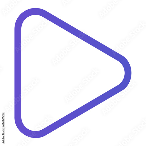 play button gradient icon