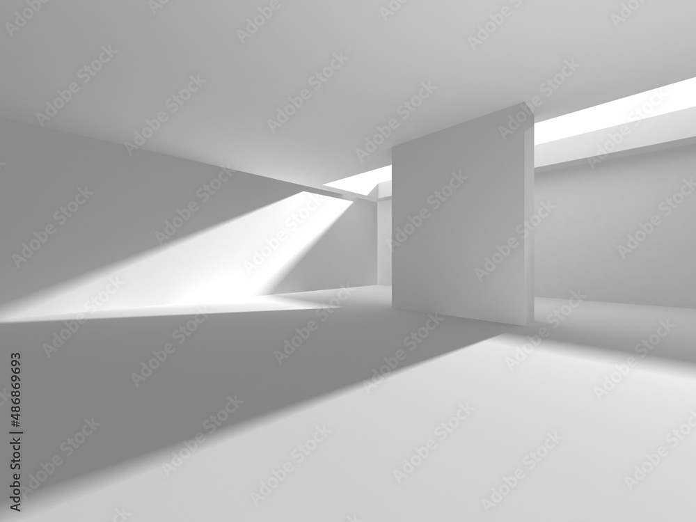 White Modern Background. Abstract Building Concept White Modern Background. Abstract Building Concept