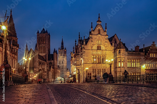 The city of Ghent, Belgium