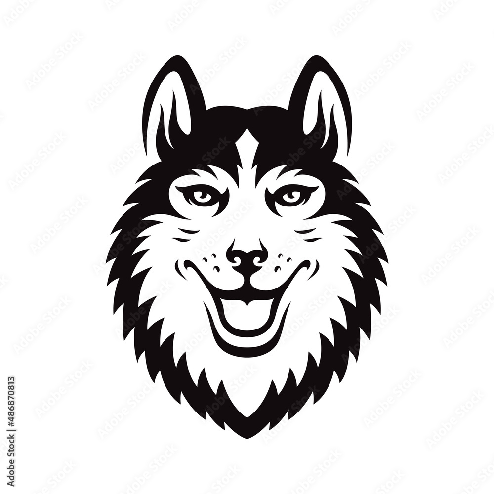 Husky Vector Logo Husky Vector Logo