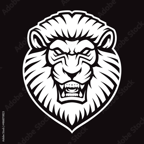 Lion Vector Logo, this design can be used as a sports emblem