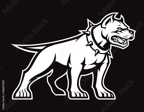 Pit Bull Vector Logo