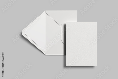 Invitation, Greeting Card & Envelope Mockups