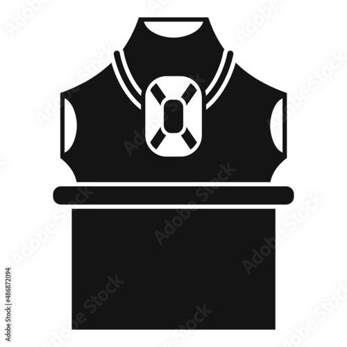 Ruby auction icon simple vector. Buy price