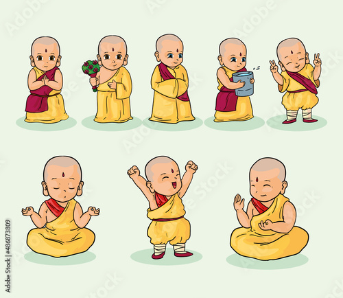 eight shaolin monks