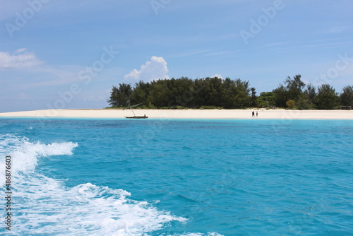 island with blue sea