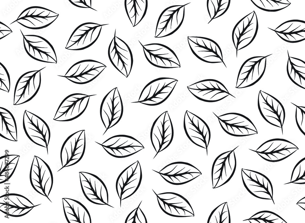 Vector EPS 10 - Leaf pattern Vector EPS 10 - Leaf pattern