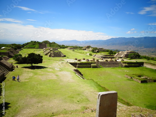 Monte alban ruins, Oaxaca , Mexico photo