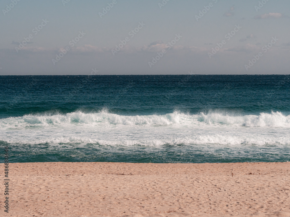 beach waves and meditation