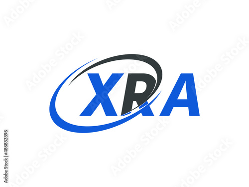 XRA letter creative modern elegant swoosh logo design