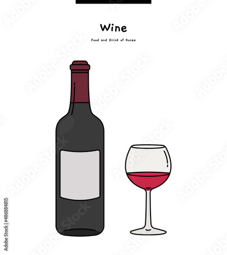 These are wine and wine glasses.	
