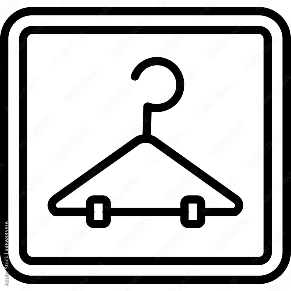 Clothes Hanger Icon Clothes Hanger Icon