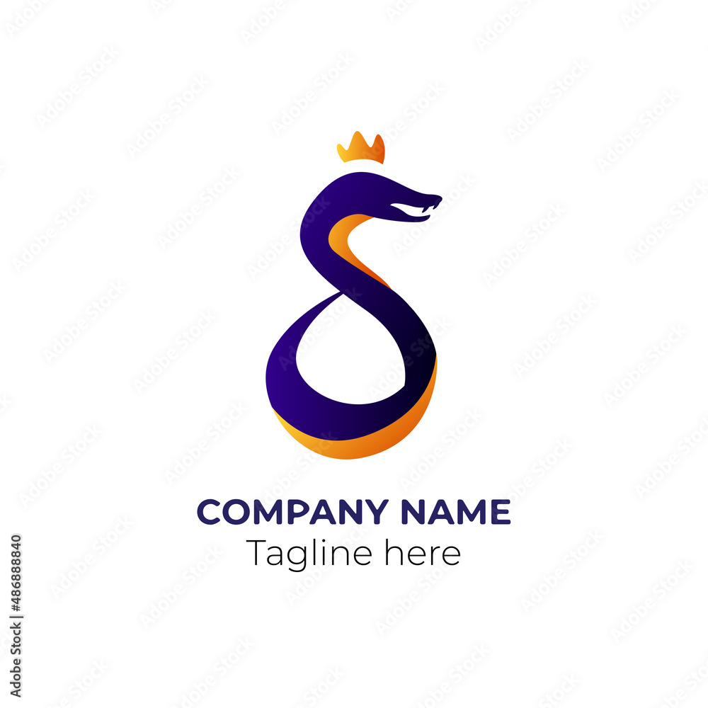 snake gradient logo snake gradient logo