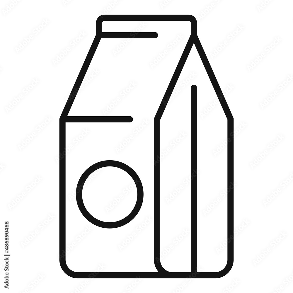 Puppy feed pack icon outline vector. Dog food Puppy feed pack icon outline vector. Dog food