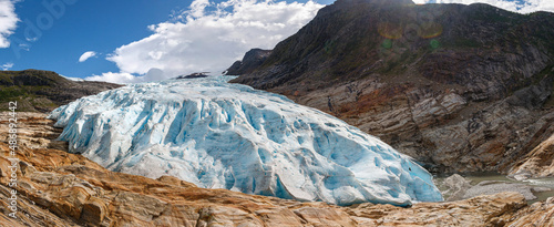 Gletscherzunge des Svartisen Gletscher