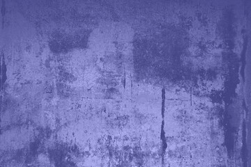 Crédence de cuisine Pantone 2022 very peri Very peri toned colour grunge decorative navy dark wall background. Art rough stylized texture banner trendy color 2022. Grunge very peri color texture  © kizuneko