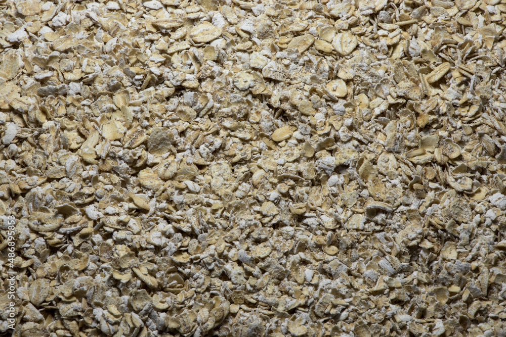 Oatmeal Breakfast Cereal Closeup View for Background Oatmeal Breakfast Cereal Closeup View for Background