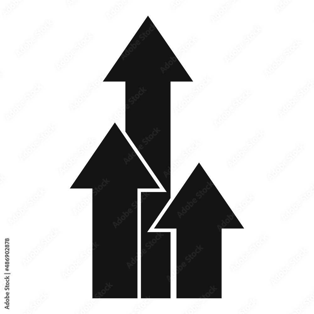 Arrow opportunity icon simple vector. Business man Arrow opportunity icon simple vector. Business man