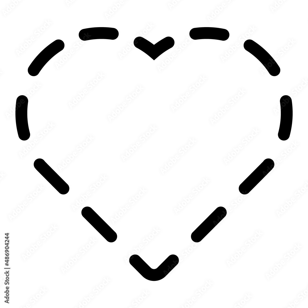 Heart Flat Icon Isolated On White Background Heart Flat Icon Isolated On White Background