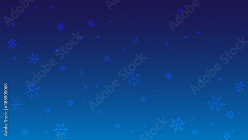 Celebration background with snowflakes. Vector stock illustration.