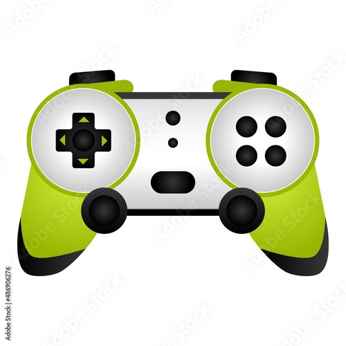 Joystick icon cartoon vector. Game control