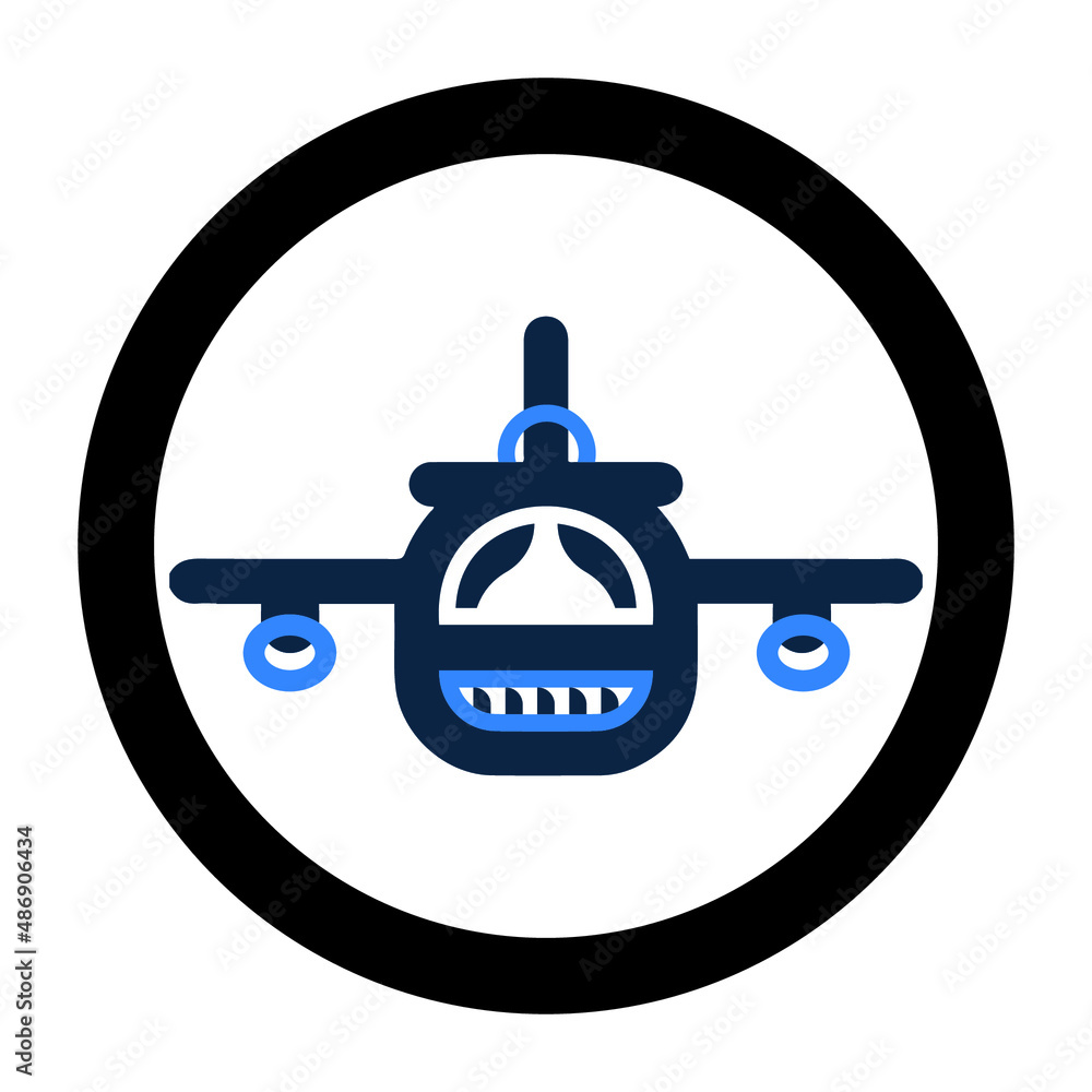 Airplane and Air craft icon Airplane and Air craft icon