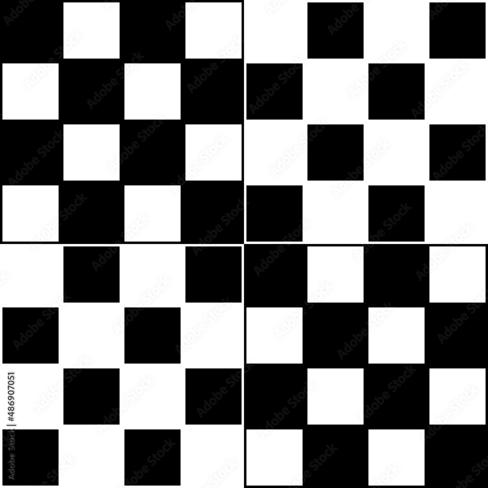 Checker tiles seamless pattern. Vector. Checker tiles seamless pattern. Vector.