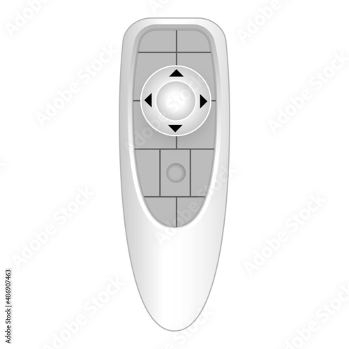 Remote control joystick icon cartoon vector. Game control
