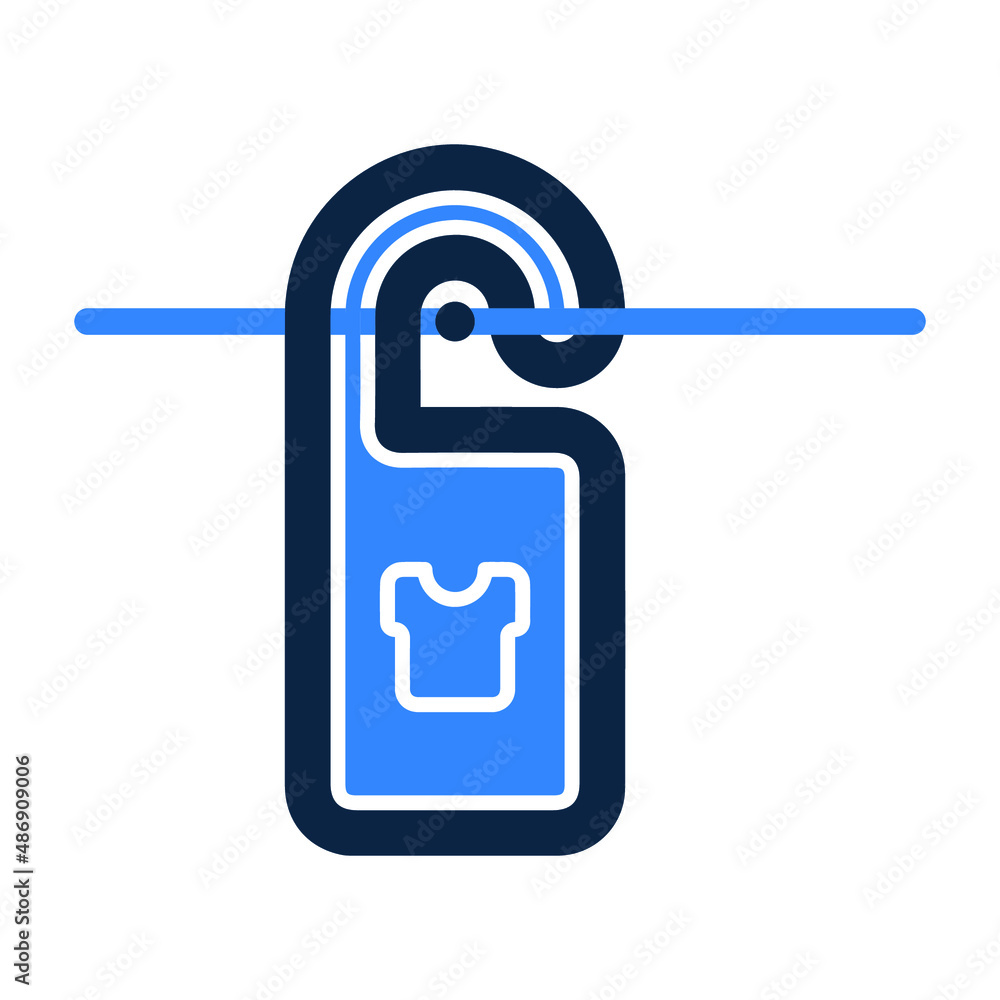 Cloth or hanger basic icon Cloth or hanger basic icon