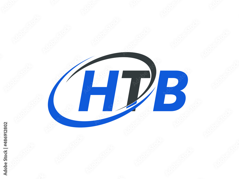 HTB letter creative modern elegant swoosh logo design HTB letter creative modern elegant swoosh logo design