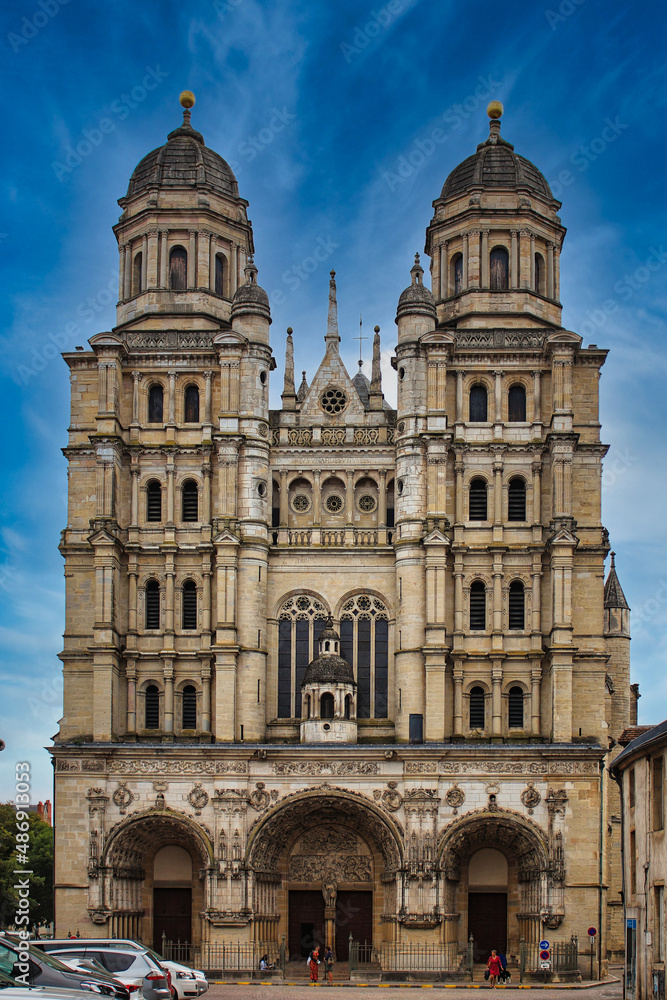 Church of Saint Michael in Dijon, France, from the 16th century. Its Renaissance-style façade is considered one of the most beautiful in France