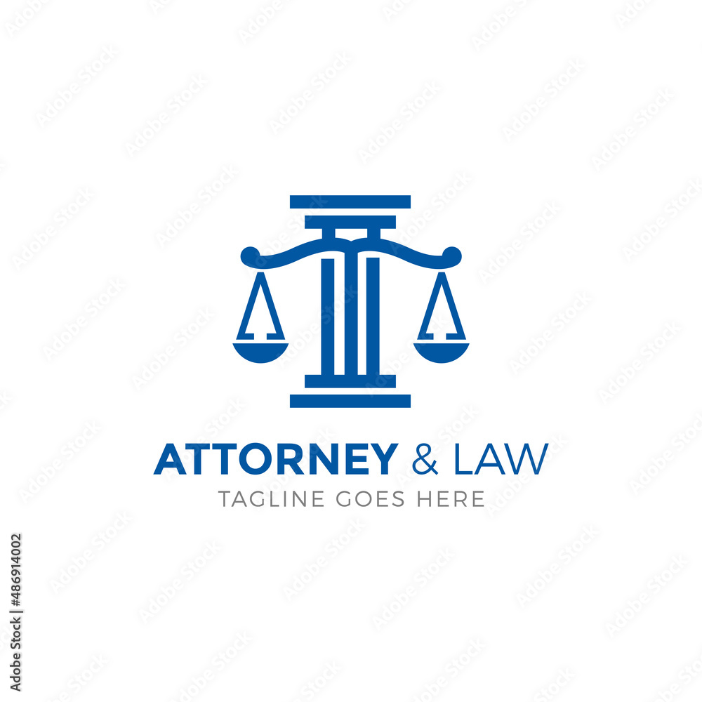 pillar law firm logo design vector illustration pillar law firm logo design vector illustration