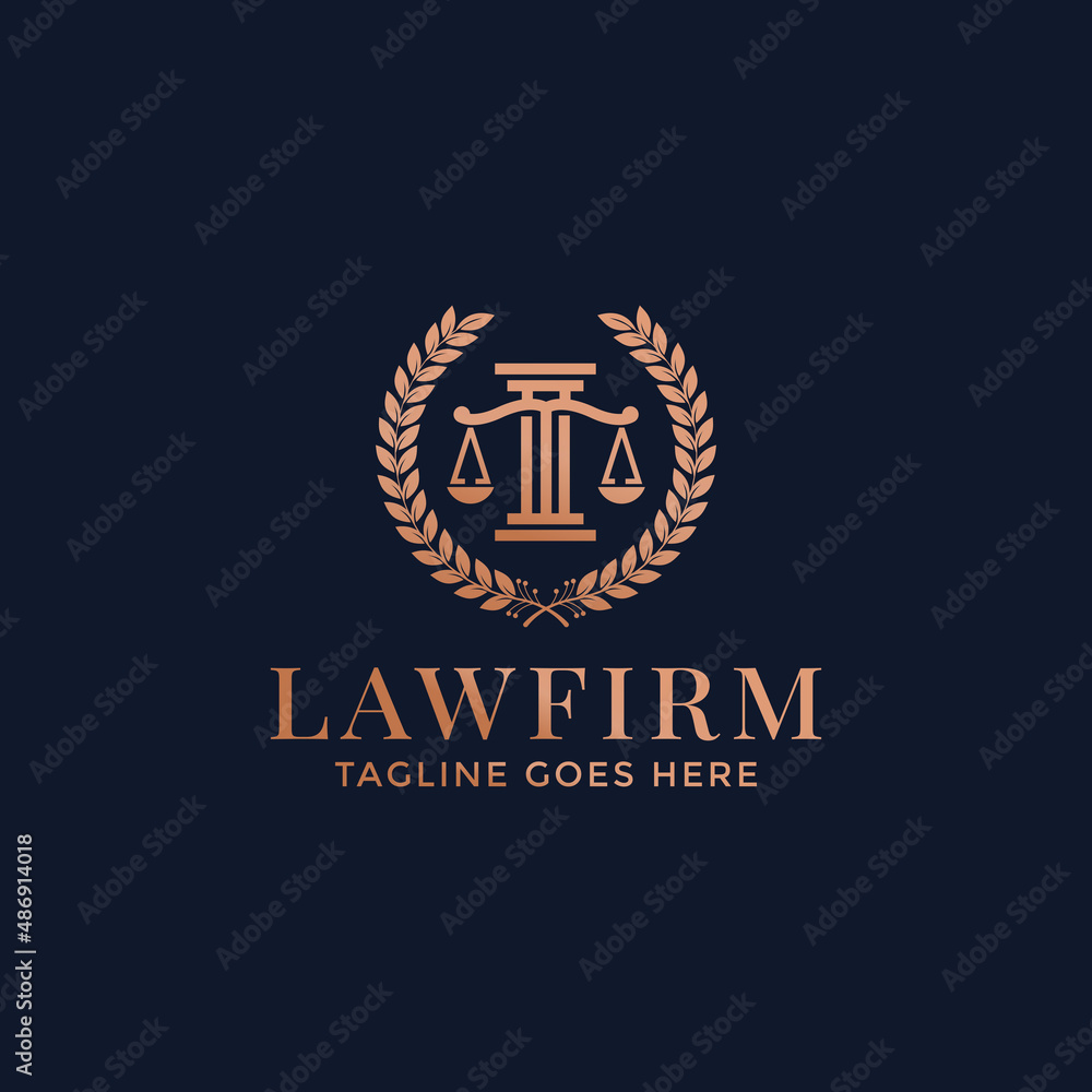pillar law firm logo design vector illustration pillar law firm logo design vector illustration