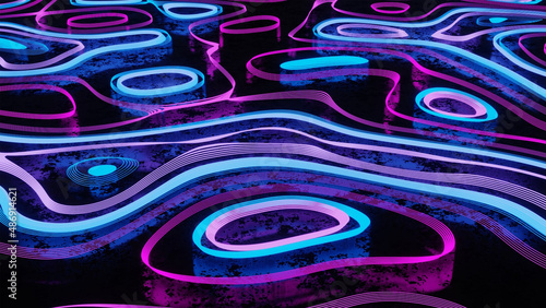 Abstract Wavy Background