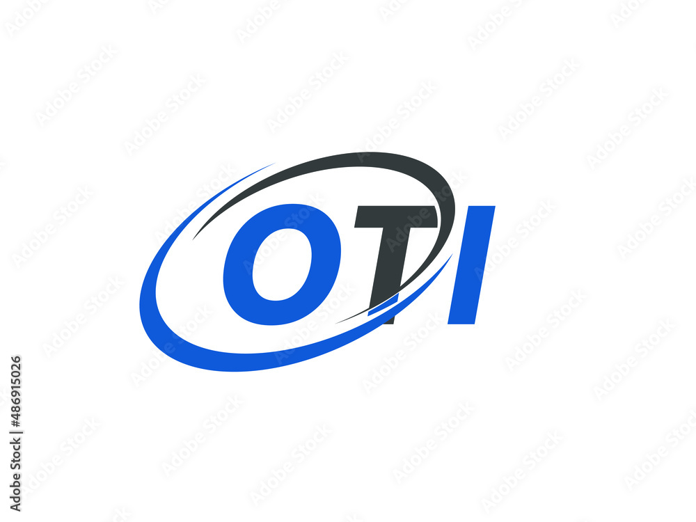 OTI letter creative modern elegant swoosh logo design OTI letter creative modern elegant swoosh logo design