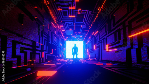 Sci-Fi Human Background