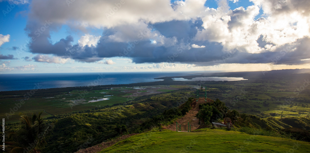 Fototapeta premium mountain landscape in dominican republic