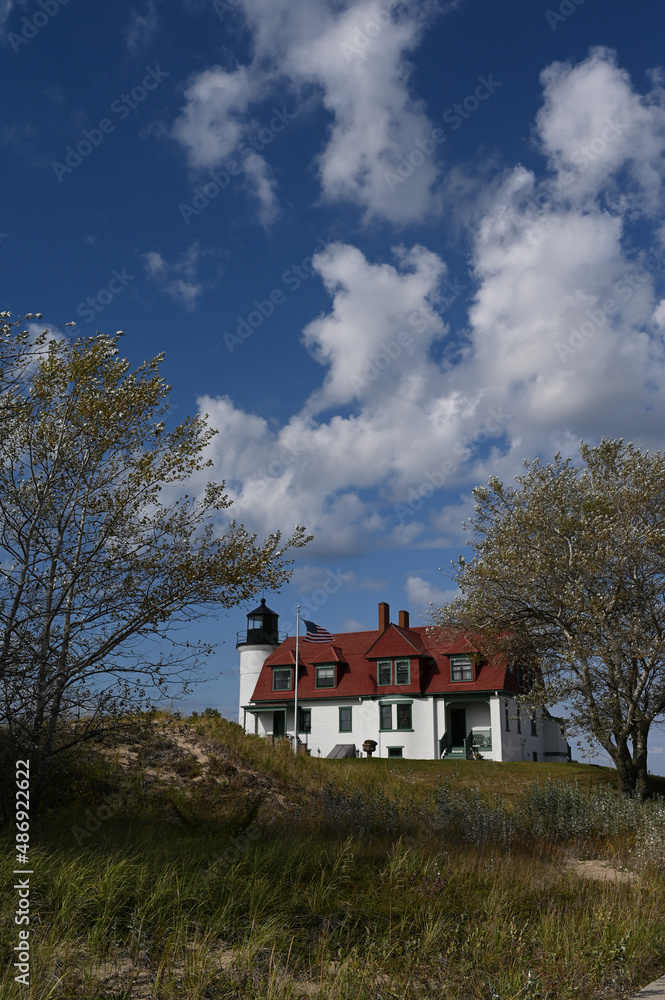 Point Betsie Lighthouse in summer