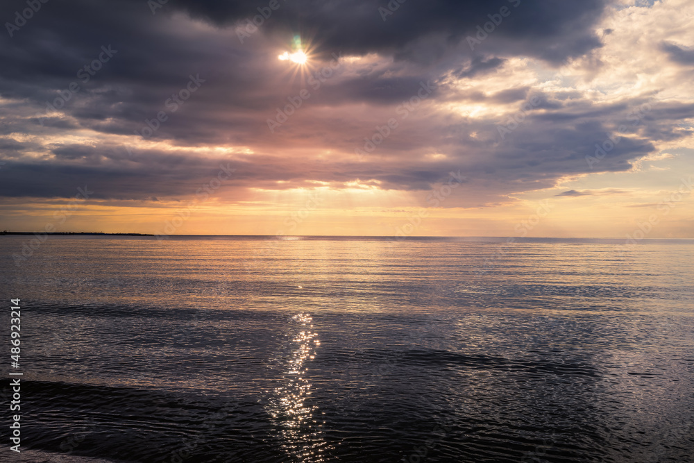 Abend am Meer. Abend am Meer.