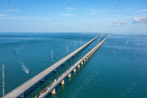 Принти на полотні Florida Keys' Sven mile bridge